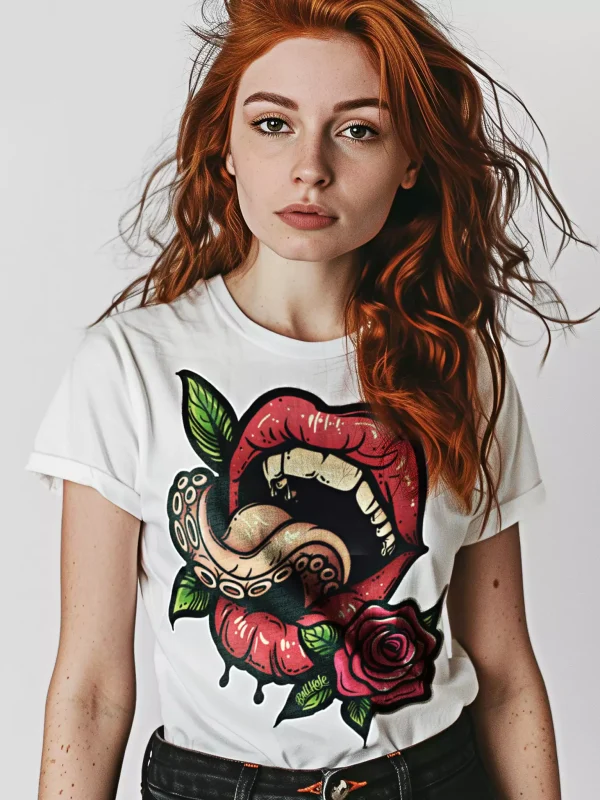 Дамска тениска Octopus Mouth