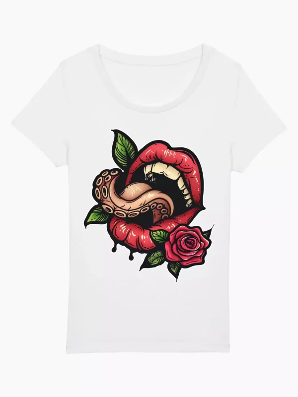Дамска тениска Octopus Mouth