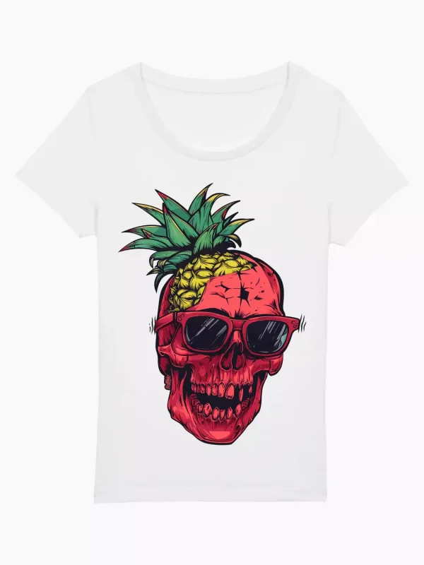 Дамска тениска Pineapple Skull