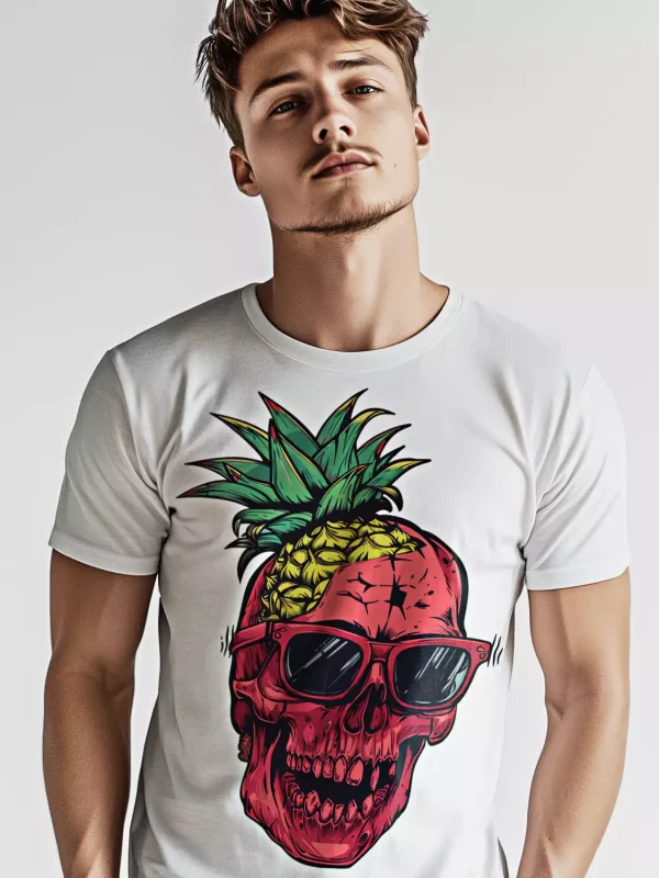 Мъжка тениска Pineapple Skull