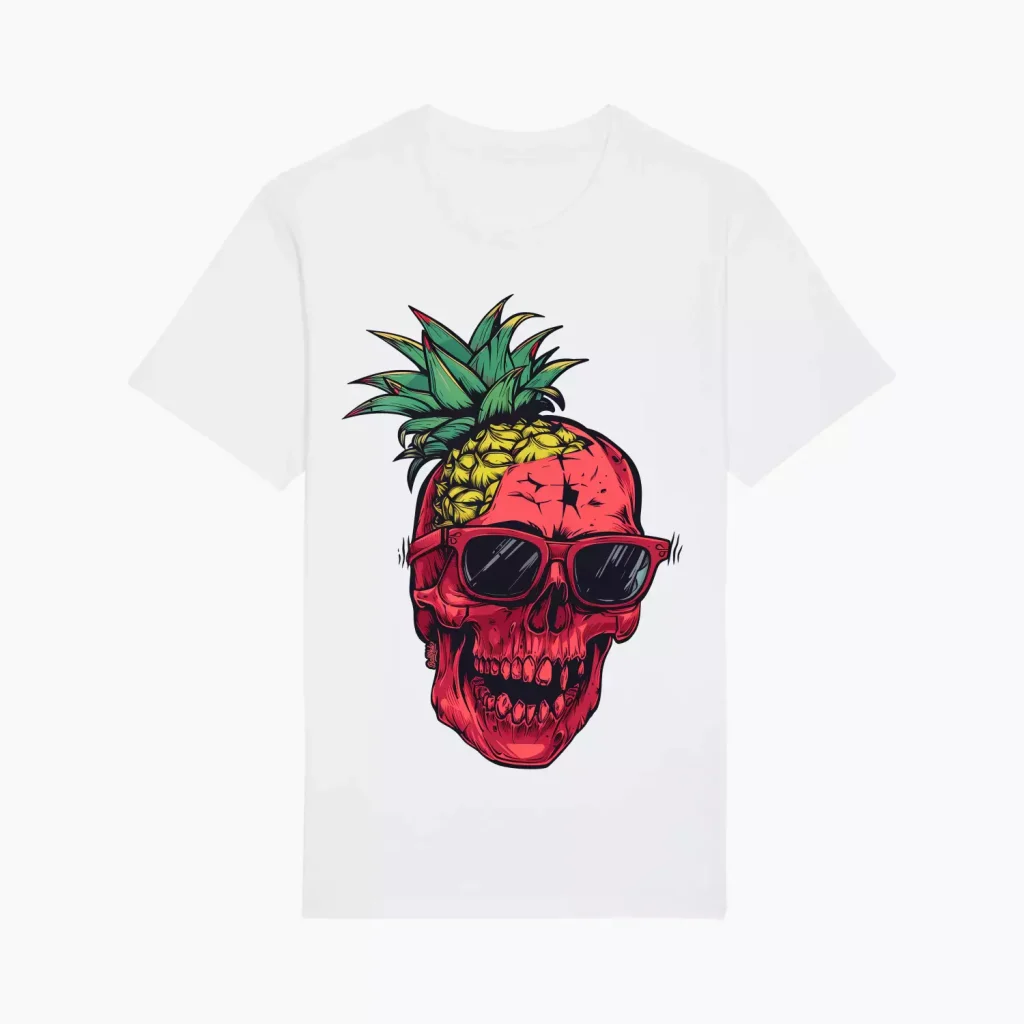 Мъжка тениска Pineapple Skull